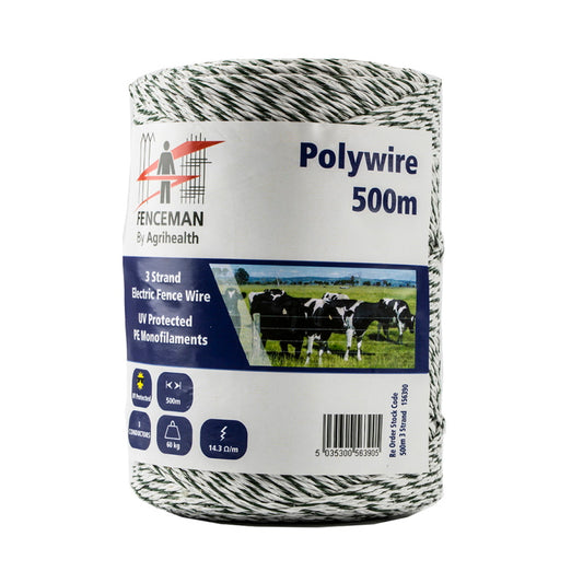 Fenceman: Polywire 3 Strand x 500m