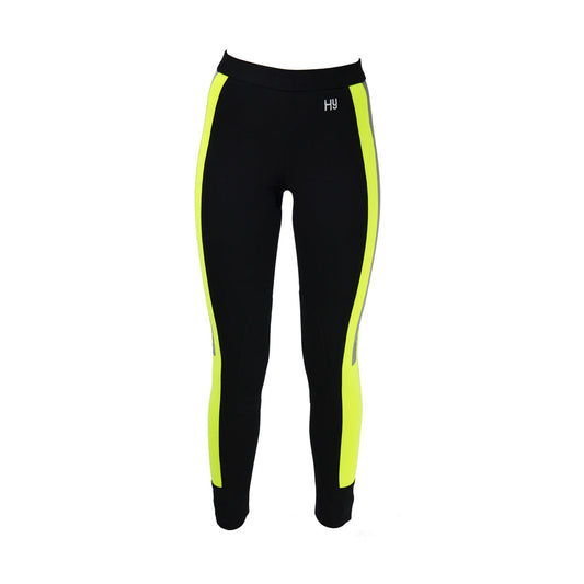 HyViz Reflector Ladies Jodhpurs Yel/Blk: 30