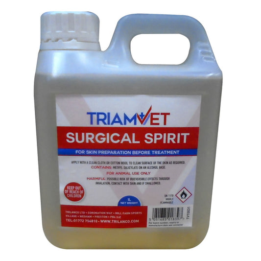 TriamVet Surgical Spirit: 1 Ltr