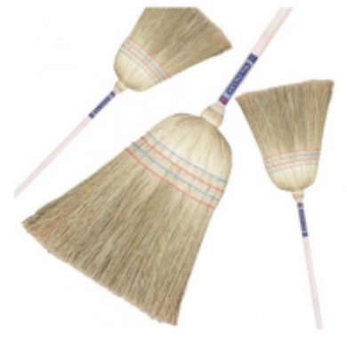 Red Gorilla: Corn Broom Standard With Natural Head & Handle 120cm