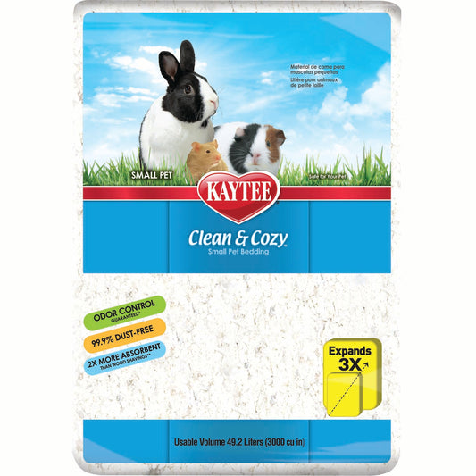 Kaytee: Clean & Cozy White Bedding 49.2ltr