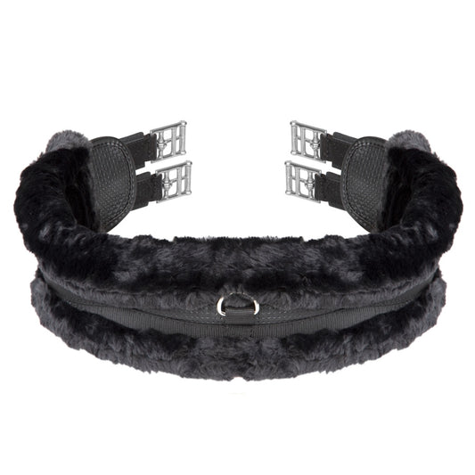 Supafleece Contour Girth Elastic Black