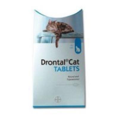 Drontal: Cat Wormer Ellipsoid Single Tablet