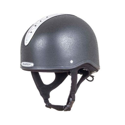 Champion Jnr X-Air Revolve MiPS Jockey Helmet Black