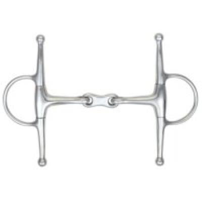 Full Cheek French Link Bradoon/Snaffle: S/Steel