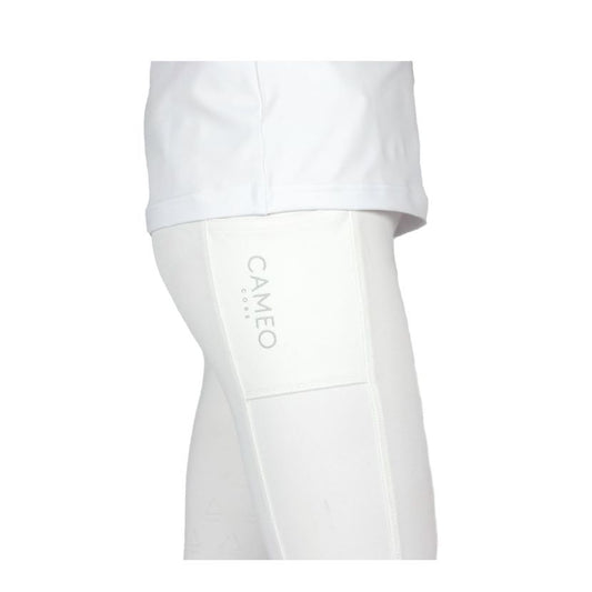 Cameo Junior Core Riding Tight White