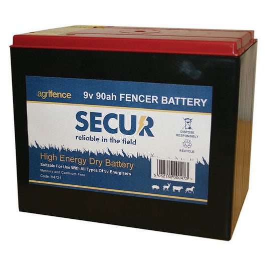 Agrifence: 9v 90Ah Dry Battery