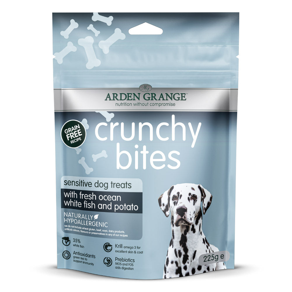 Arden Grange: Crunchy Bites Sensitive 225gm