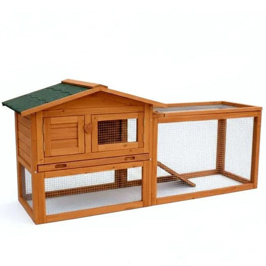 Classic: Apex Hutch With Play Pen 155x53x70cm