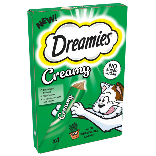 Dreamies: Cat Treats Creamy Catnip 40gm