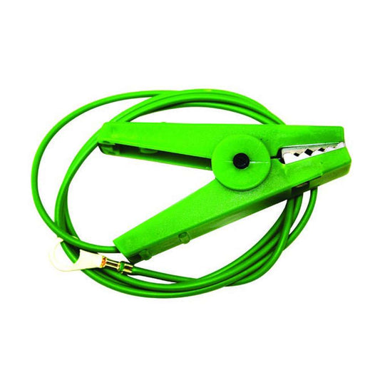 Henderson: Earth Lead On Green Croc Clip