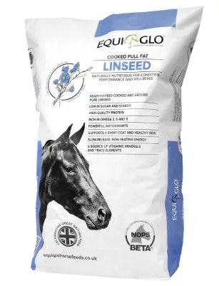Equiglo: Cooked Full Fat Linseed 15kg