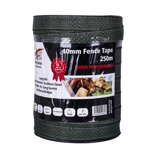 Fenceman: Green Perimeter Tape 40mm x 250m