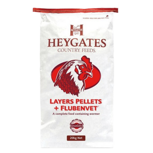 Heygates: Layers Pellets + Flubenvet 5kg