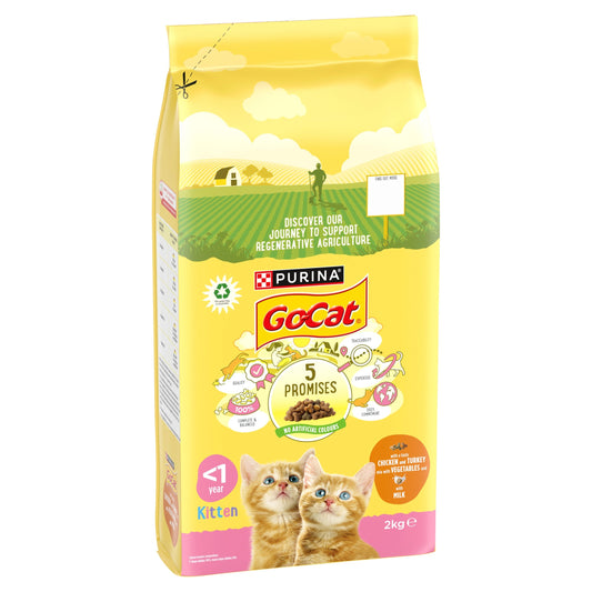 GoCat: Kitten Chicken Carrots & Milk 2kg