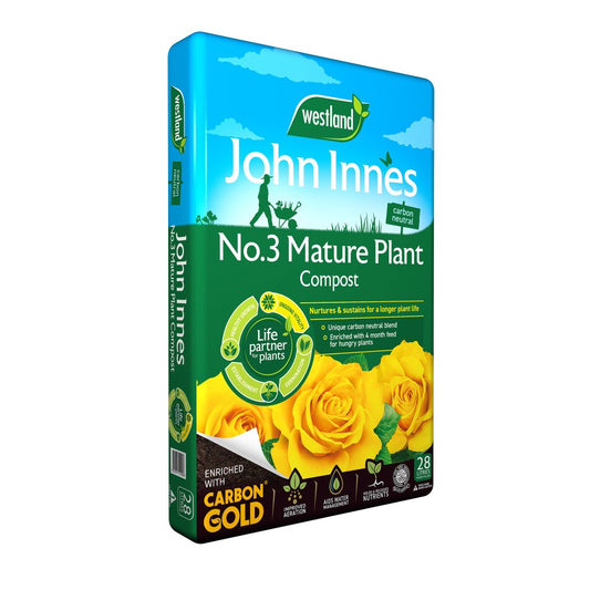 Westlands: John Innes Peat Free No 3 Mature Plant Compost 28ltr