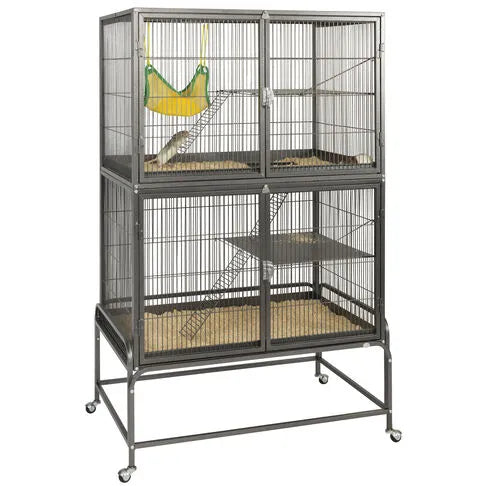 Sky: Liberta Explorer Indoor Two Storey Animal Cage Inc Base Antique 93x63x159cm