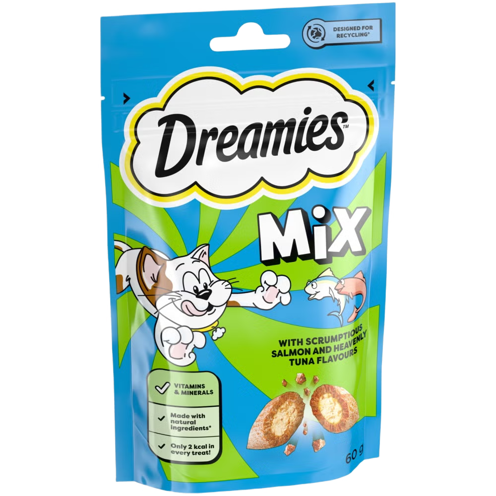 Dreamies: Cat Treats Salmon & Tuna 60gm