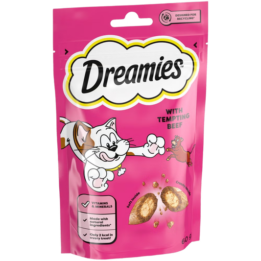 Dreamies: Cat Treats Beef 60gm