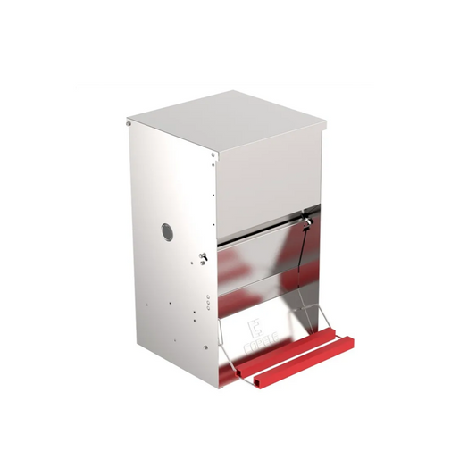 Agrihealth: Poultry Feeder Metal Safeed Treadle 6kg