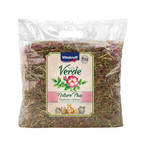 Vitakraft: Vita Verde Hay & Wild Rose 500gm