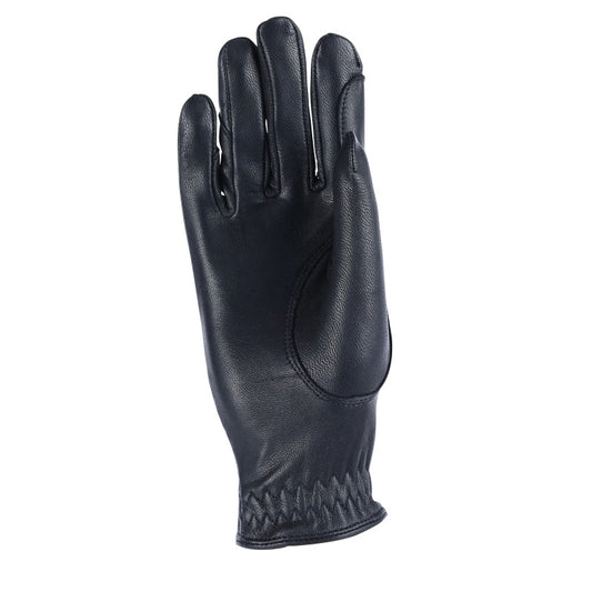 Aubrion Leather Riding Gloves Black