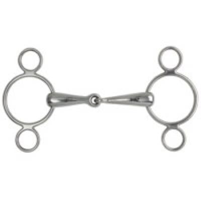 Hollow Mouth Two Ring Gag: S/Steel