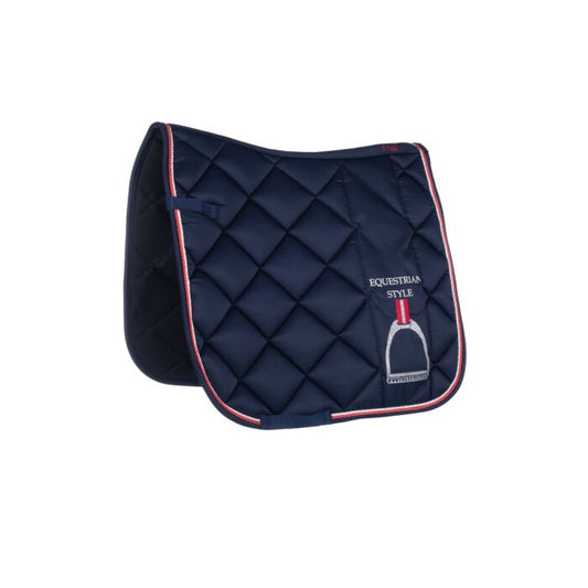 HKM Equine Sports Style Saddle Pad Blue: GP