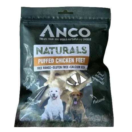 Anco Naturals: Puffed Chicken Feet 80gm
