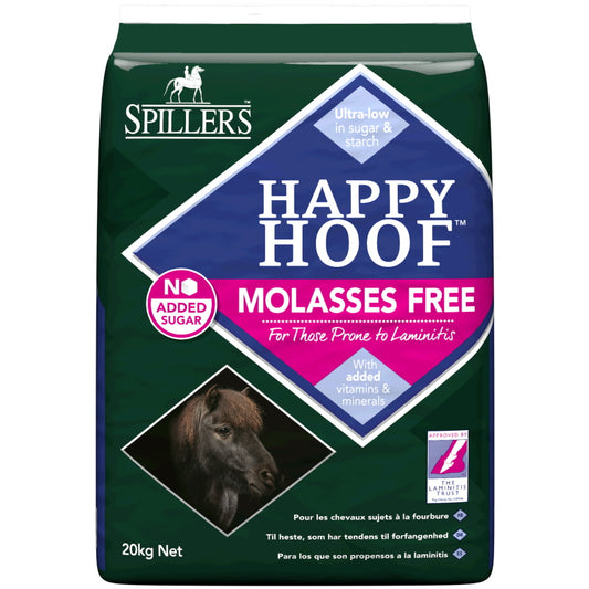 Spillers: Happy Hoof Molasses Free 20kg