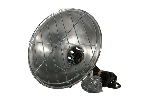 Fenceman: Heatlamp Holder With Reflector/Guard/Chain & Lead 31x25cm