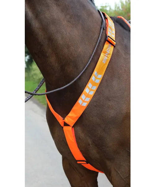 Equiflector Breastplate Orange