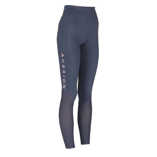 Aubrion Rhythm Mesh Tights Navy