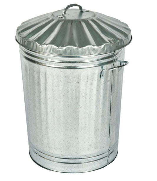 Saddlers: Galvanised Dustbin & Lid 600x450mm
