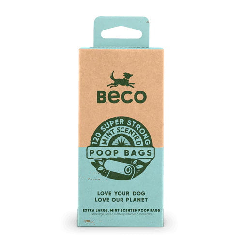Beco: Mint Scented Degradable Poop Bags 120''s