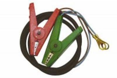 Agrifence: Multi Use 12v Crocodile Clips & Leads With M8 Ring Ends