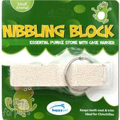 Happy Pet Chinchilla Nibbling Block 4" On Hanger