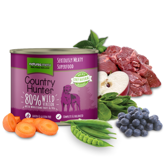 Natures Menu: C''Hunter Venison & Blueberry 600gm