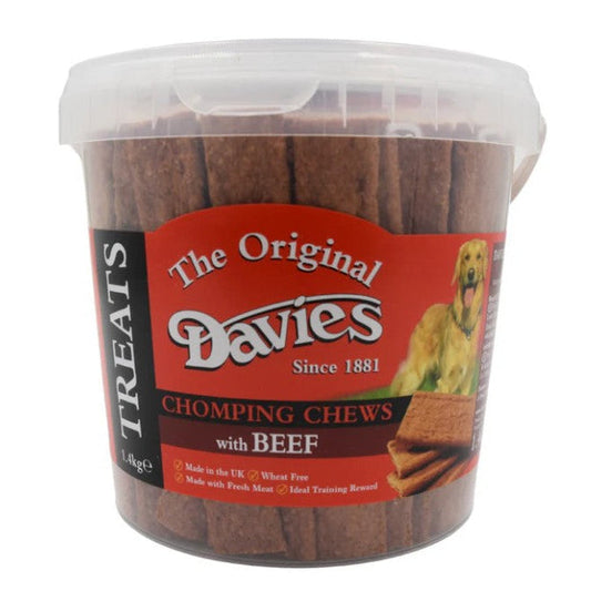 Davies: Beef Chews 1.4kg Jar