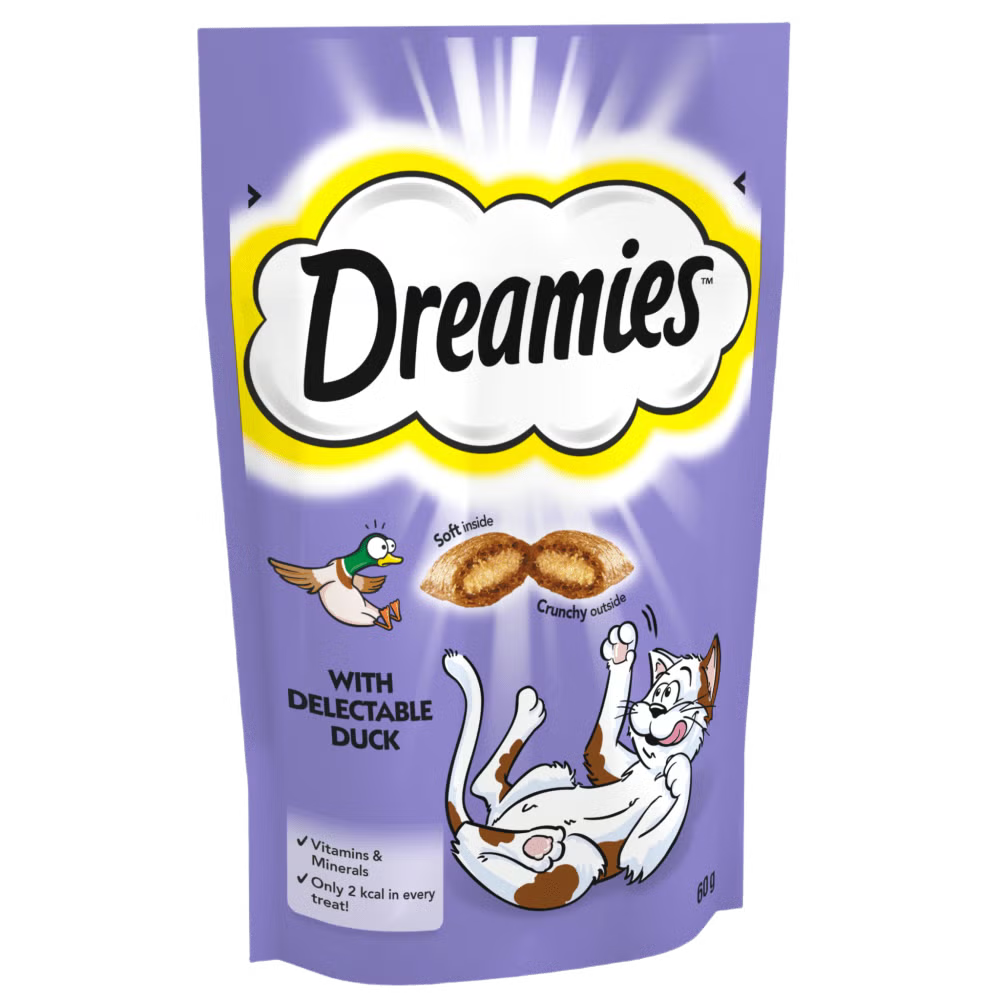 Dreamies: Cat Treats Duck 60gm