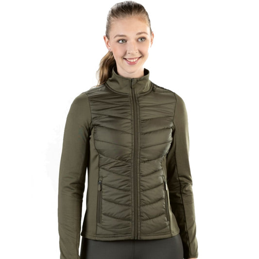 HKM Jersey/Nylon Style Prag Jacket Olive