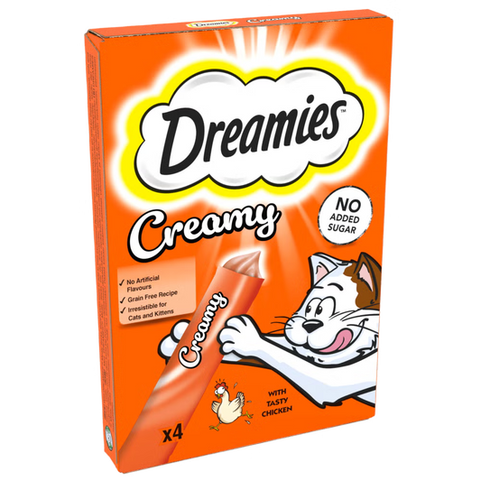 Dreamies: Cat Treats Creamy Chicken 40gm