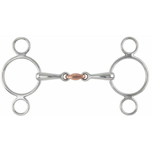 Two Ring, Copper Lozenge Gag: S/Steel