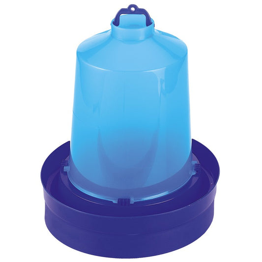 Agrihealth: Poultry Drinker For 2nd Age Chicks Blue 8ltr