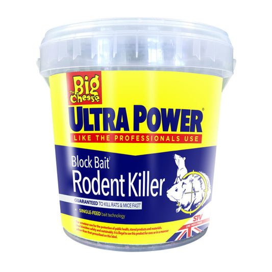 The Big Cheese: Ultra Power Block Bait Rodnt Killer 15x20gm