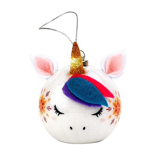 Elico Led Light Up Unicorn Tree Baubles