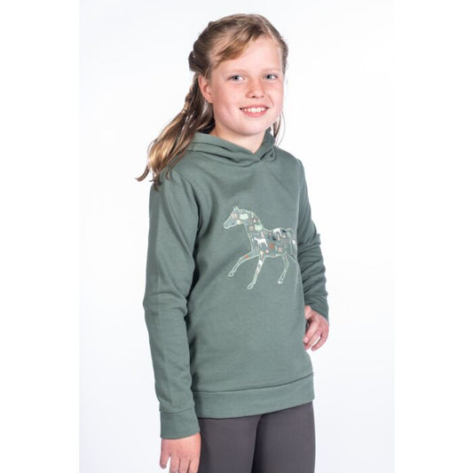 HKM Judy Hoody Green Horse Print