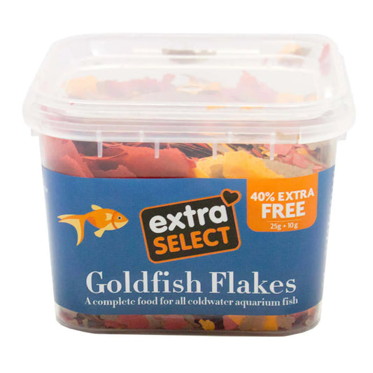 Extra Select: Goldfish Flake 25gm (+40% Extra Free)
