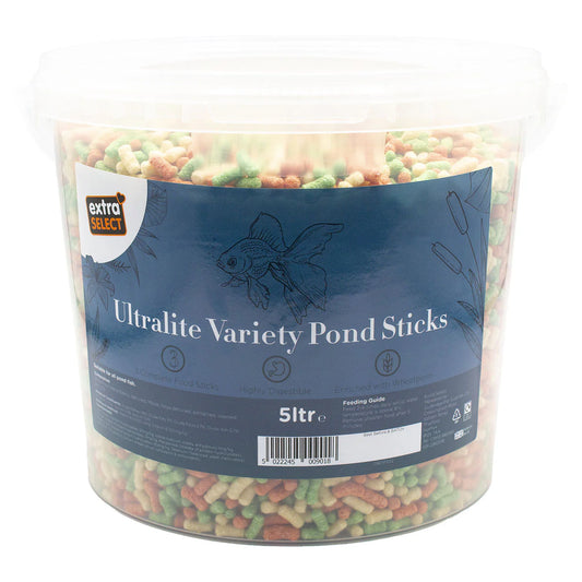 Extra Select: Premium Ultralite Variety Pond Sticks 5ltr