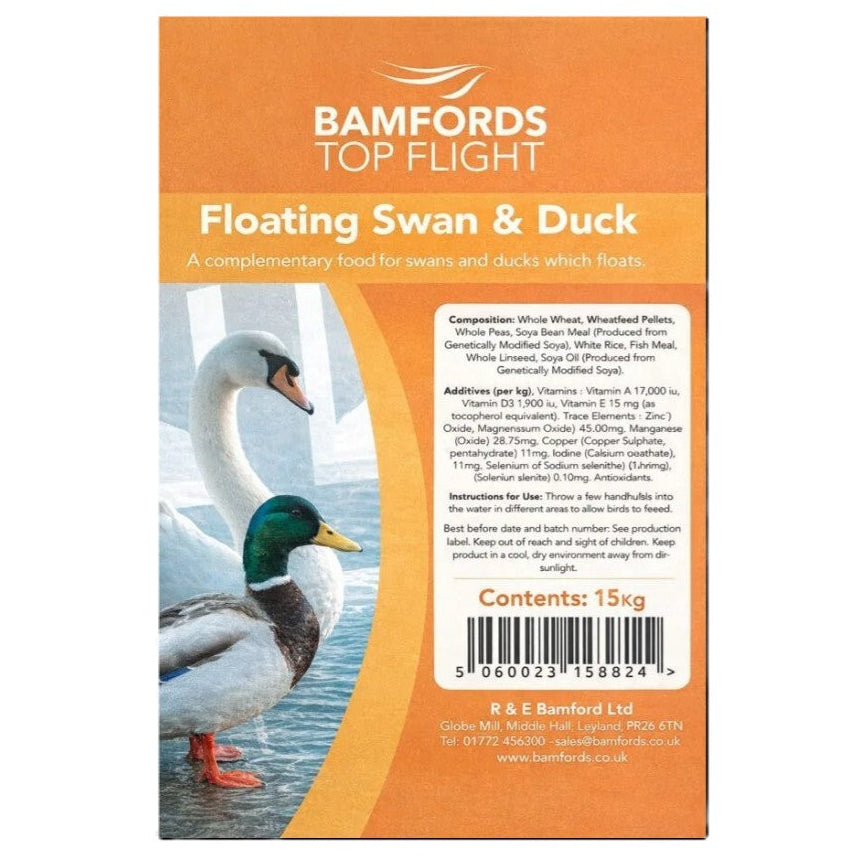 Bamfords: Floating Swan & Duck Food 15kg